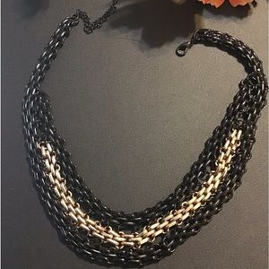 SOLD SOLD SOLD ⭐️🖤Thick & Heavy black& Gold Necklace⭐️🖤